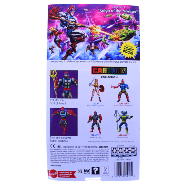 MOTU Cartoon Collection Trap Jaw (US-Card | 2024 | Mattel) – lose Verpackung, neue Figur